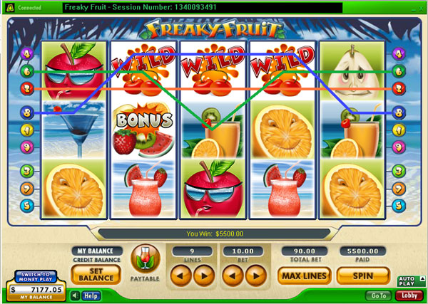 Freaky Fruit fruitautomaat